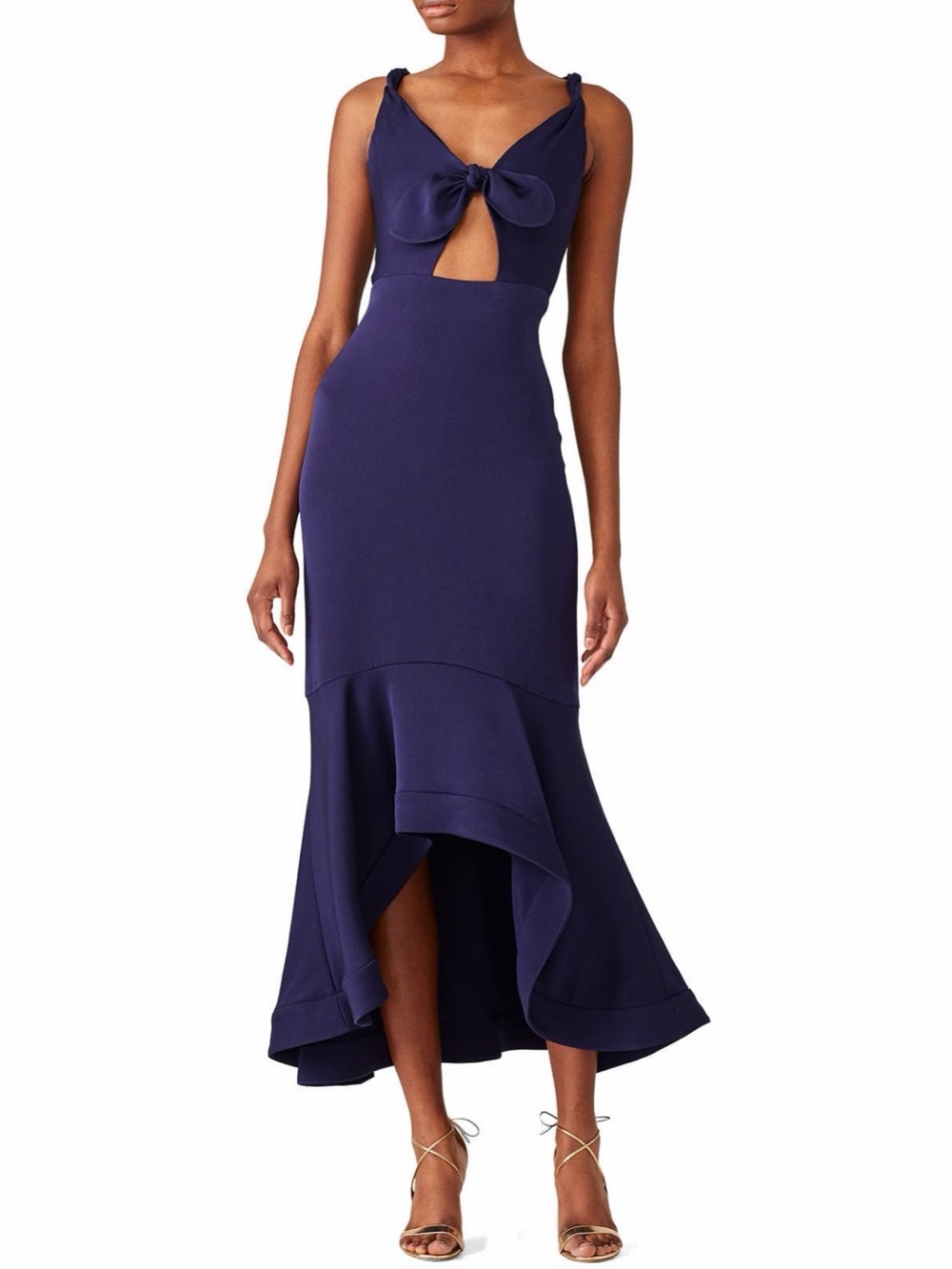 Shoshanna~Ibiza Navy High-Low Dress~Size 2~$594~
